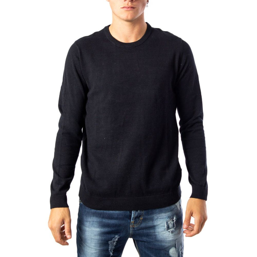 Black Cotton Sweatshirt