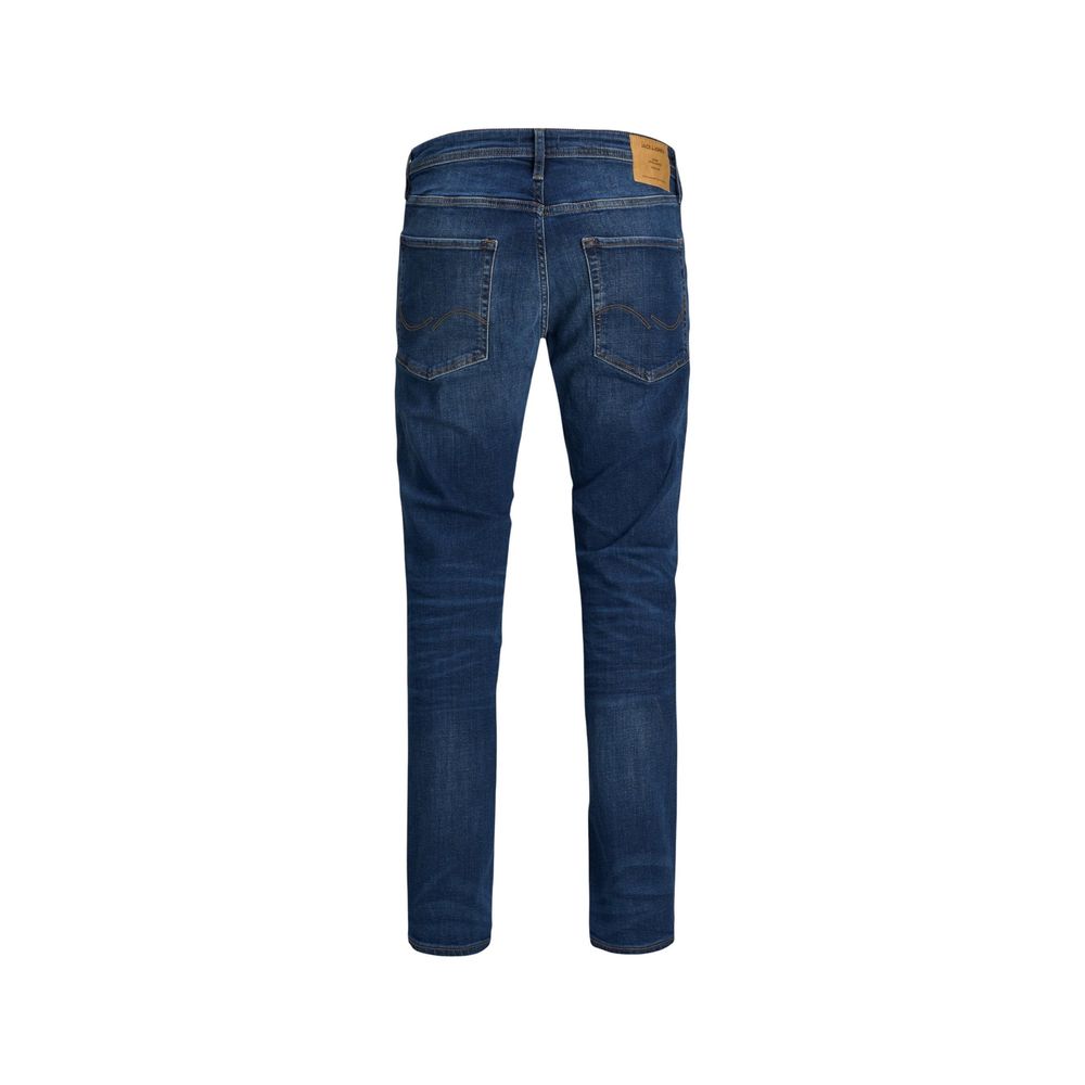 Blue Cotton Skinny Jeans