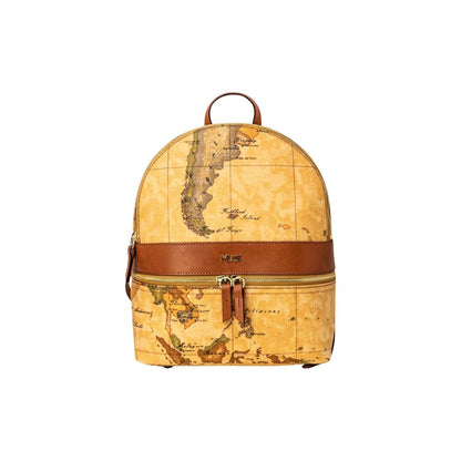 Beige Leather Backpack