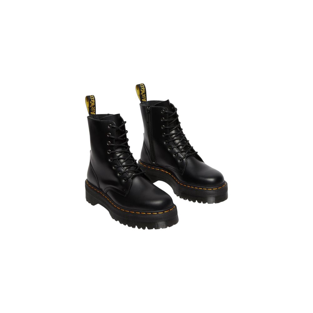 Black Leather Ankle Boots