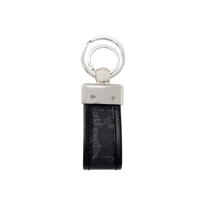 Black Leather Keychain