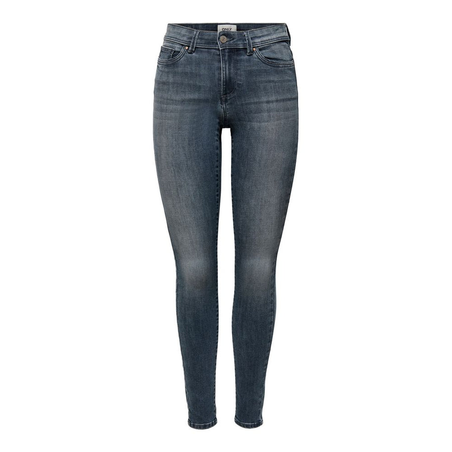 Blue Cotton Skinny Jeans