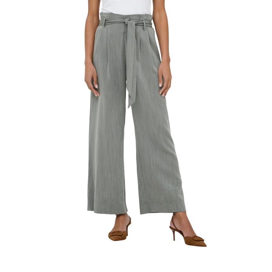 Bicolor Viscose Casual Pants