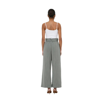 Bicolor Viscose Casual Pants