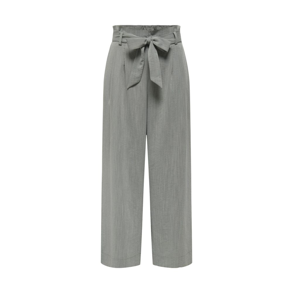 Bicolor Viscose Casual Pants