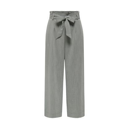 Bicolor Viscose Casual Pants