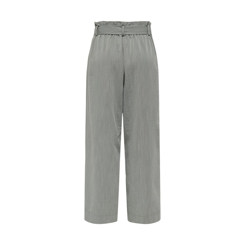 Bicolor Viscose Casual Pants