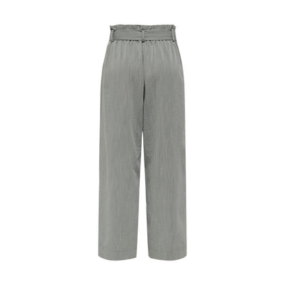 Bicolor Viscose Casual Pants