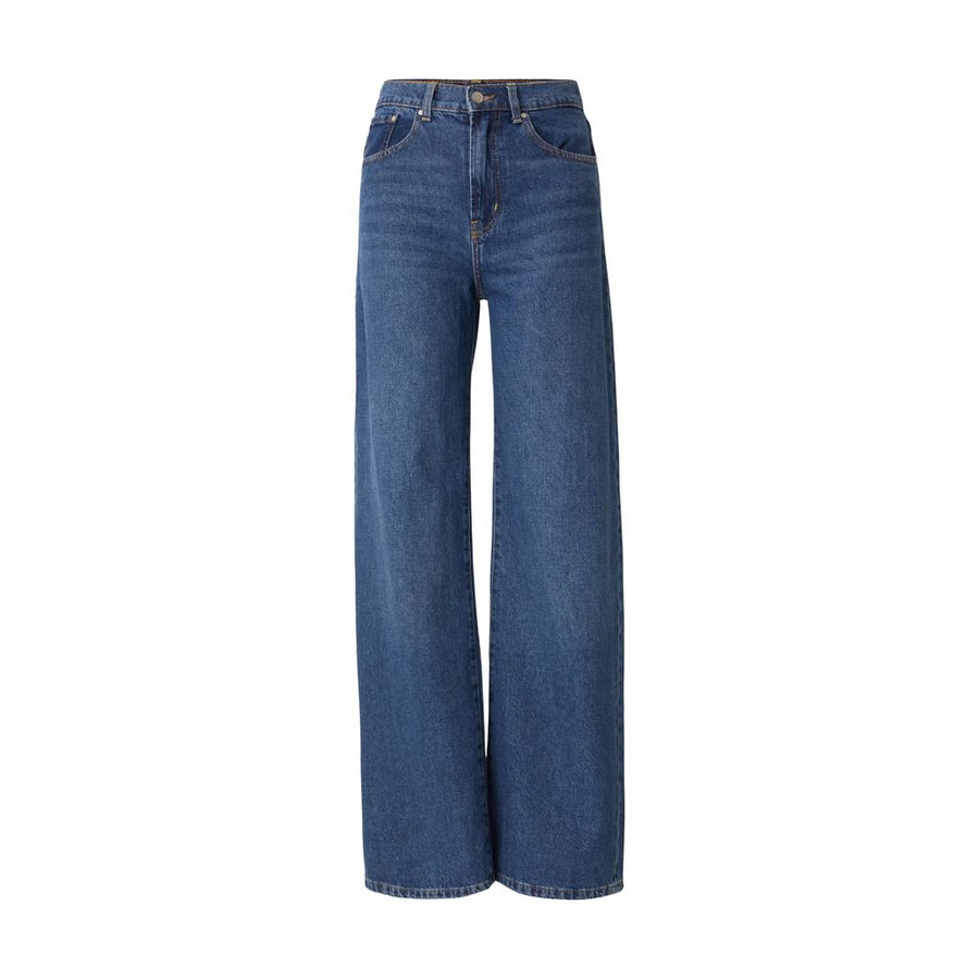 Blue Cotton Relaxed Fit Jeans