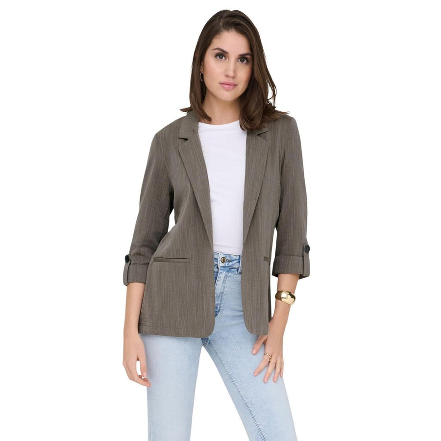 Beige Viscose Blazer