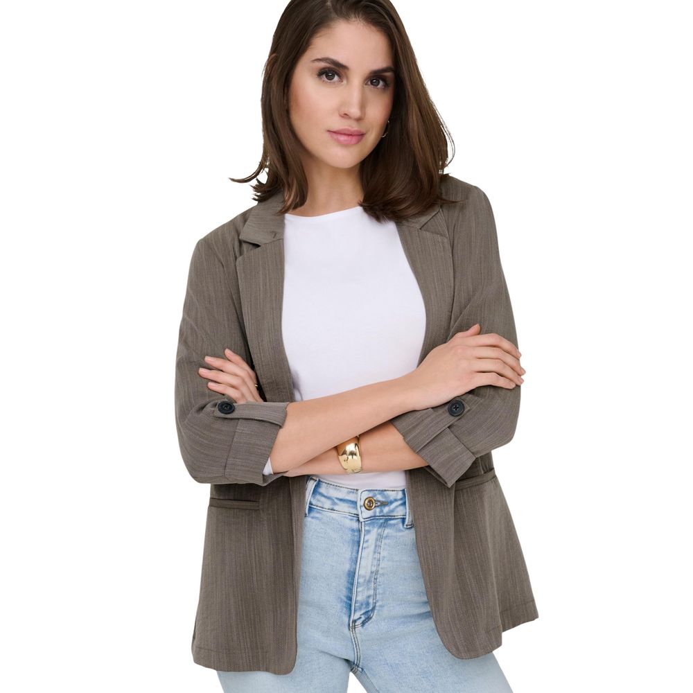 Beige Viscose Blazer