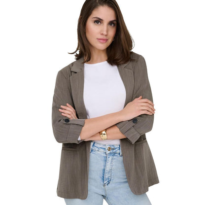 Beige Viscose Blazer