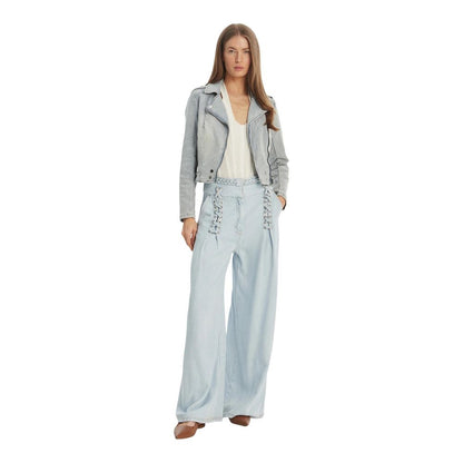 Light Blue Cotton Denim Jacket