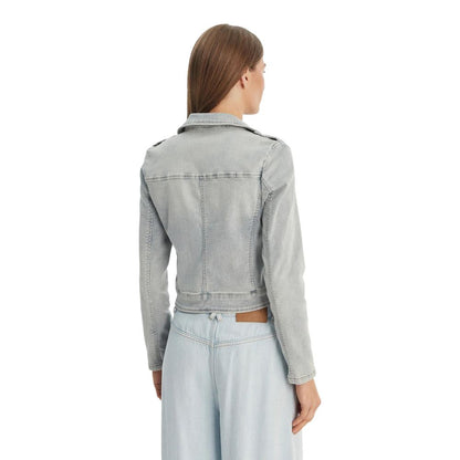 Light Blue Cotton Denim Jacket