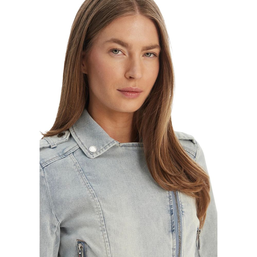 Light Blue Cotton Denim Jacket