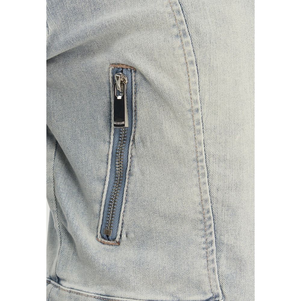 Light Blue Cotton Denim Jacket