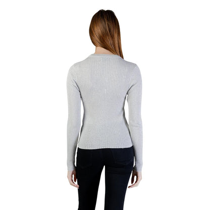 Silver Viscose Sweatshirt