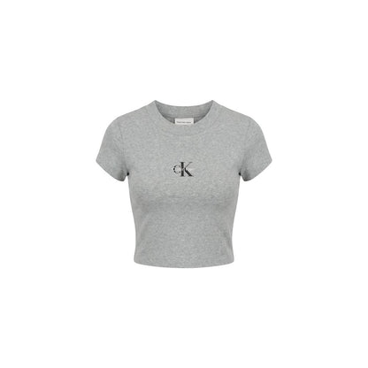 Gray Cotton T-Shirt