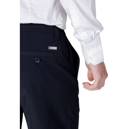 Blue Polyamide Bermuda Shorts