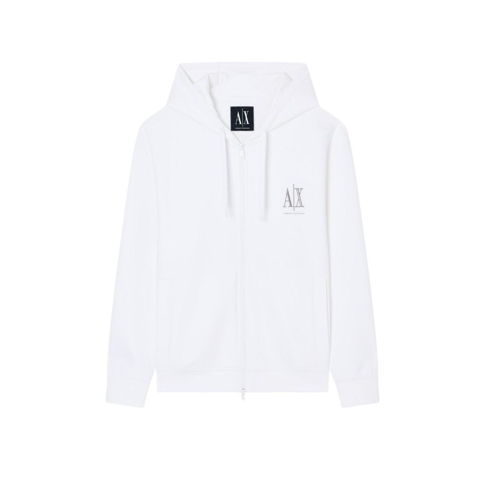 White Cotton Hoodie