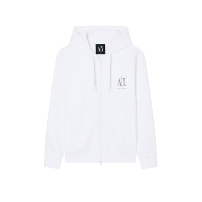 White Cotton Hoodie