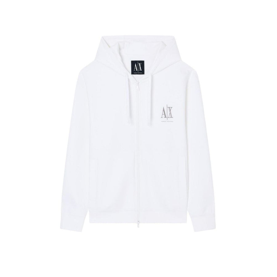 White Cotton Hoodie