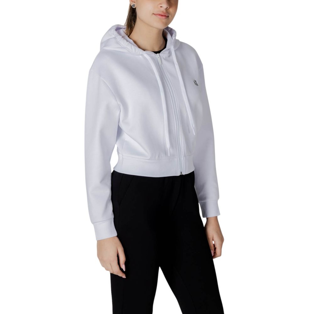 White Cotton Hoodie