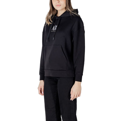 Black Cotton Hoodie