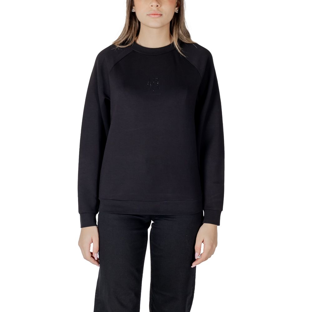 Black Viscose Sweatshirt