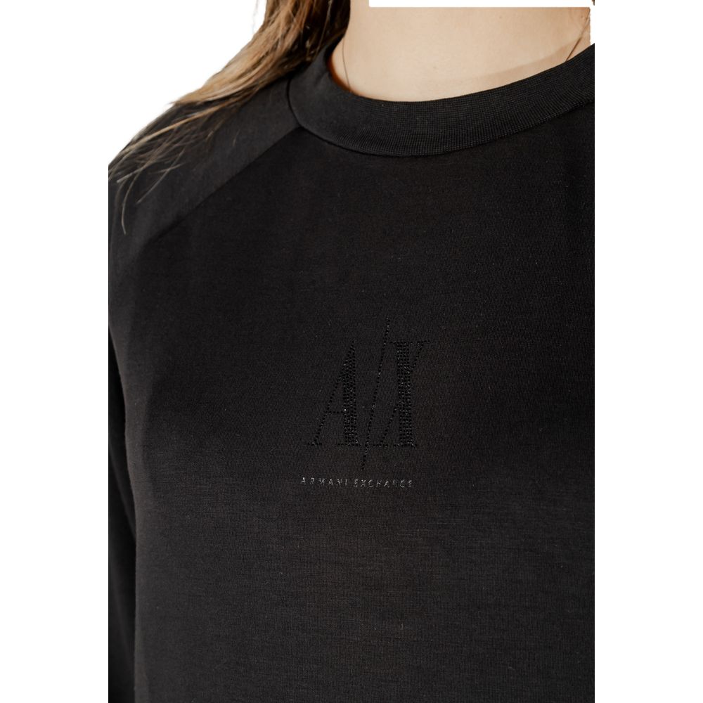 Black Viscose Sweatshirt