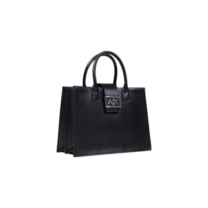 Black Polyester Handbag