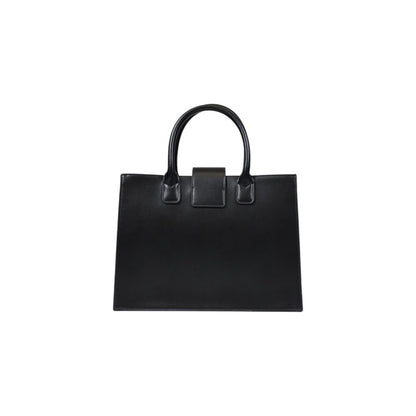 Black Polyester Handbag