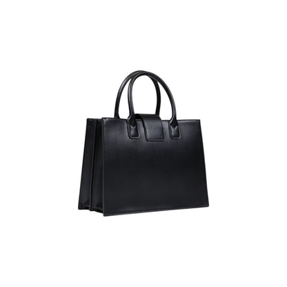 Black Polyester Handbag