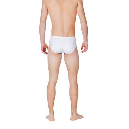 Bicolor Polyester Swim Briefs