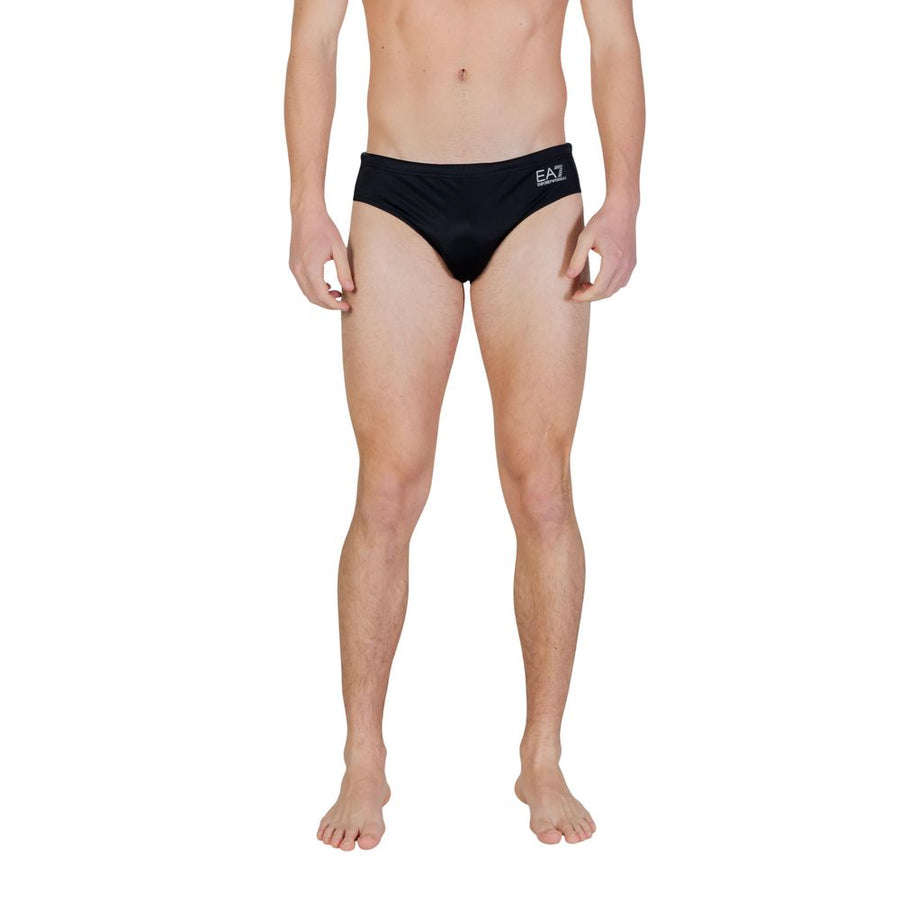 Bicolor Polyester Swim Briefs