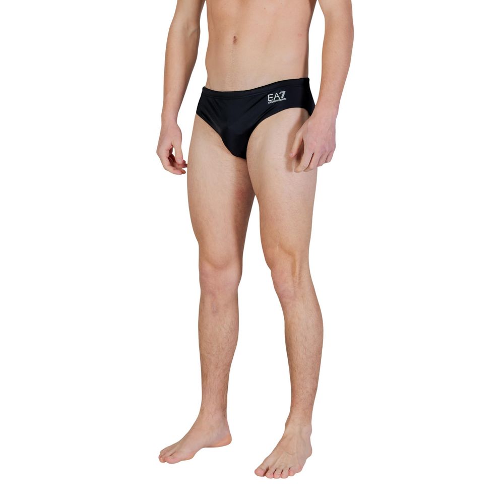 Bicolor Polyester Swim Briefs