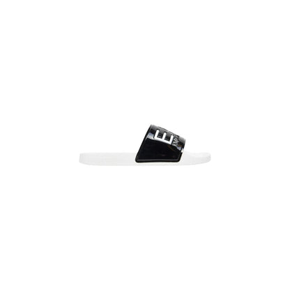 Black And White Pvc Slippers