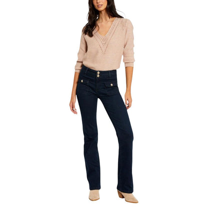 Blue Cotton Skinny Jeans