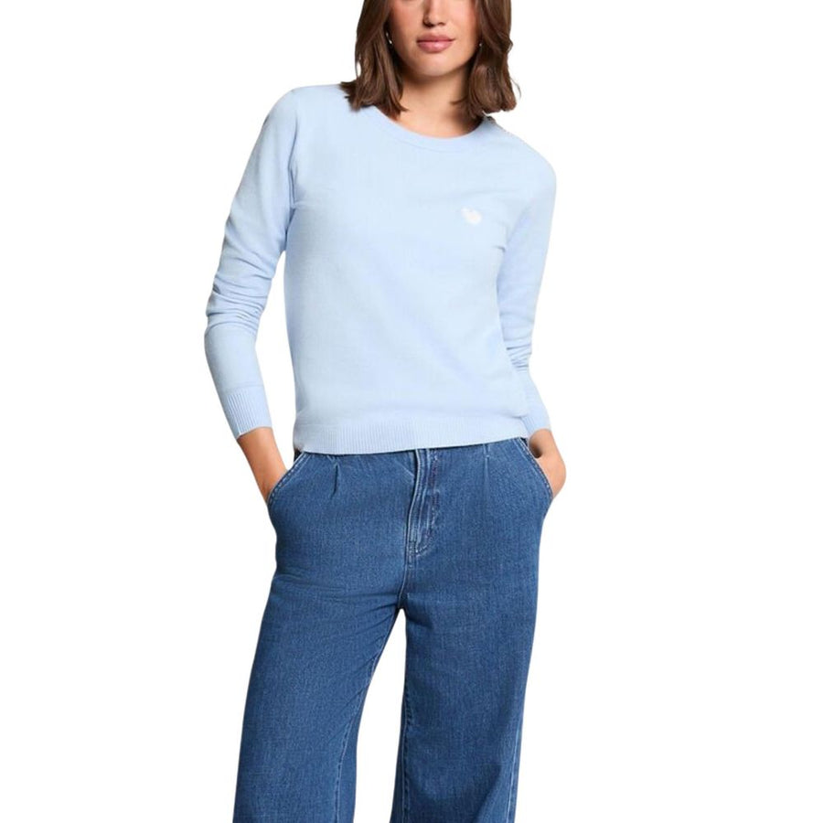 Blue Viscose Sweatshirt