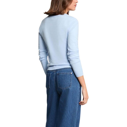 Blue Viscose Sweatshirt