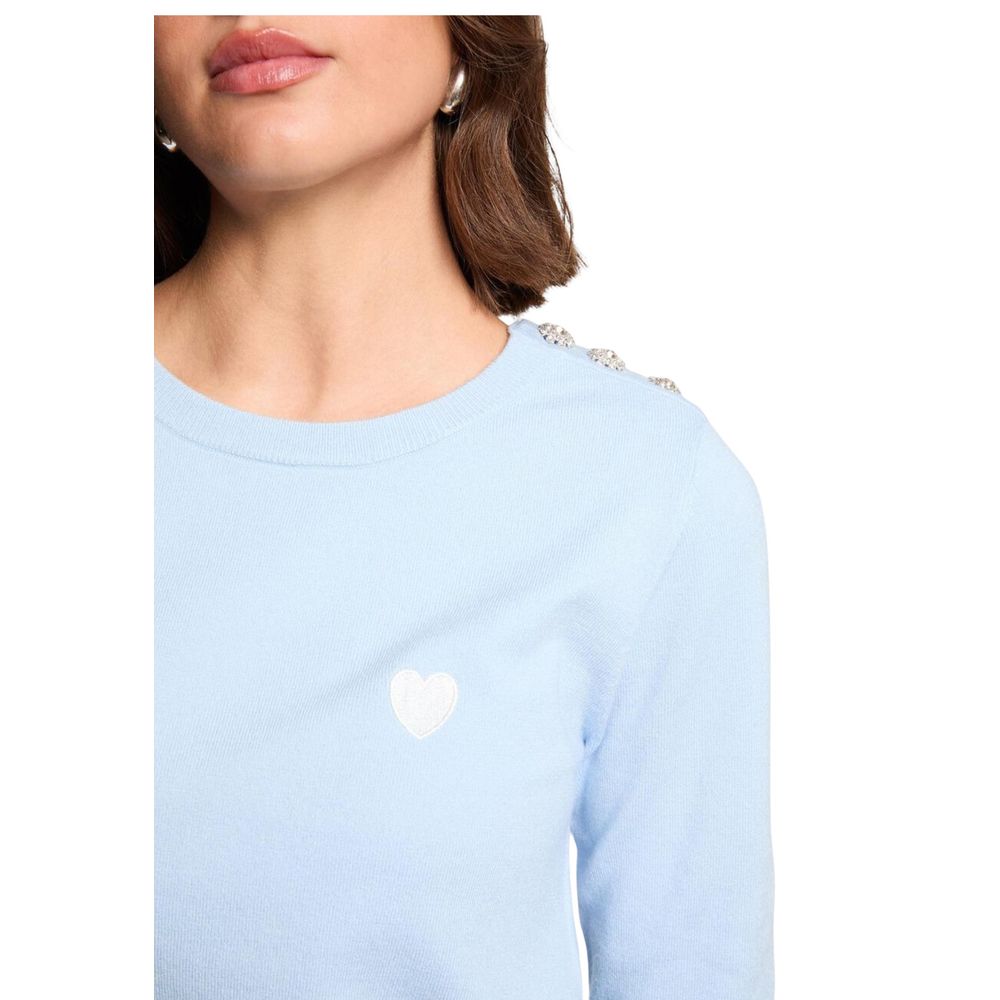 Blue Viscose Sweatshirt