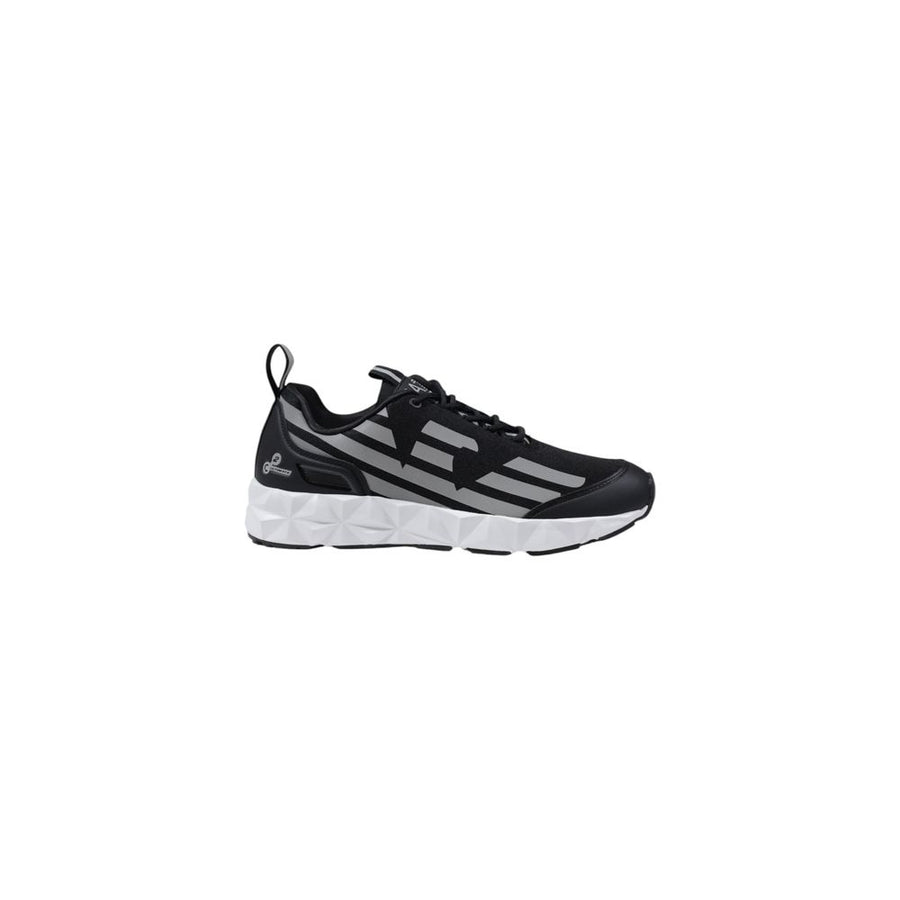 Bicolor Polyester Athletic Sneakers