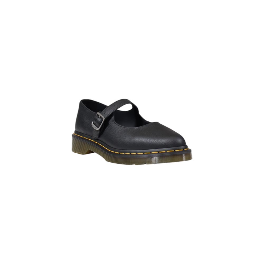 Black Leather Platform Pumps