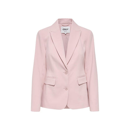 Pink Recycled Polyester Blazer