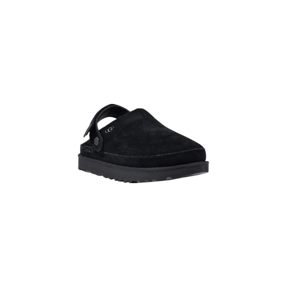 Black Recycled Polyester Platform Pumps