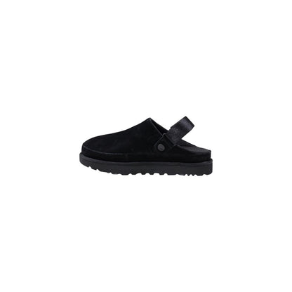 Black Recycled Polyester Platform Pumps