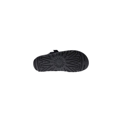 Black Recycled Polyester Platform Pumps