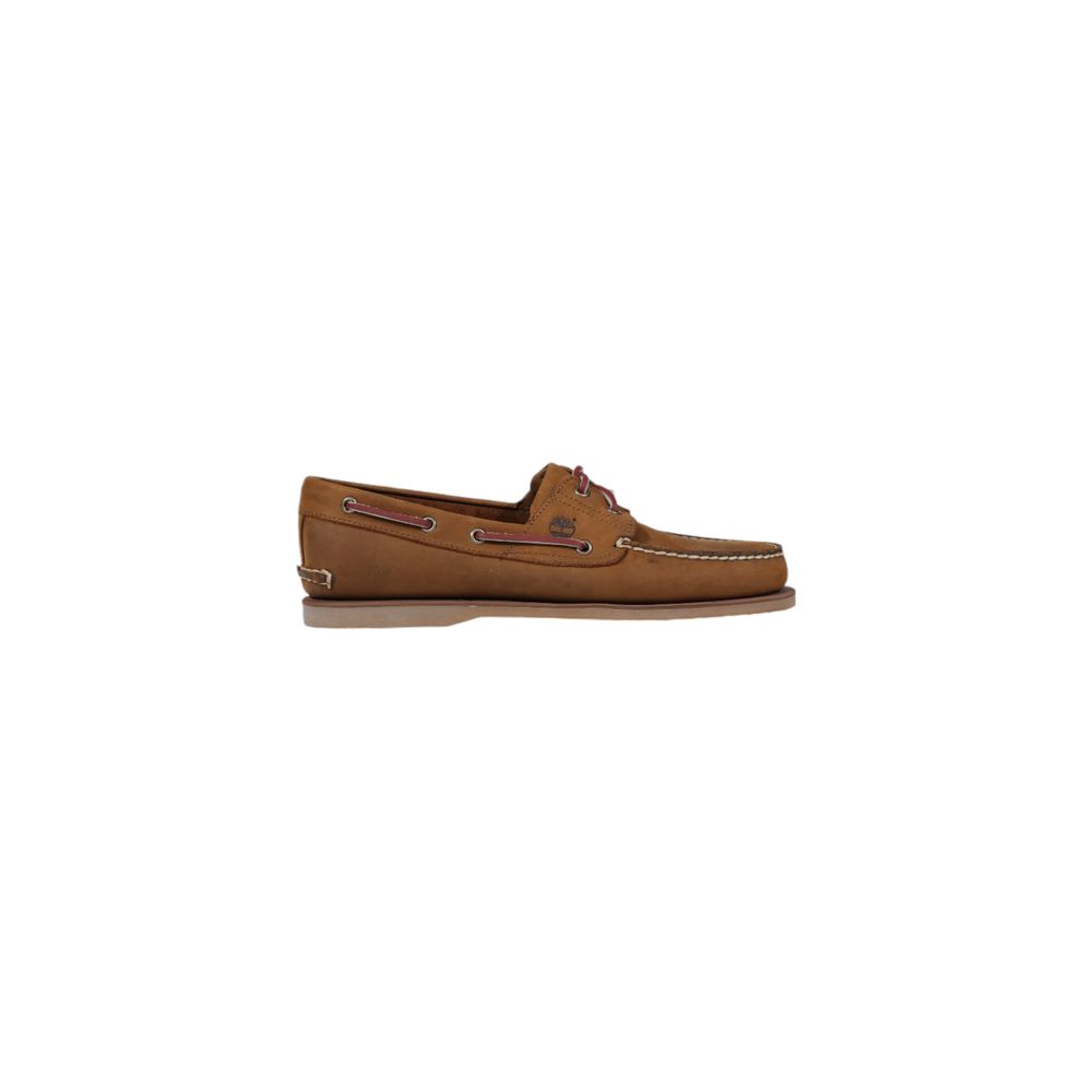 Brown Leather Slip-On Loafers