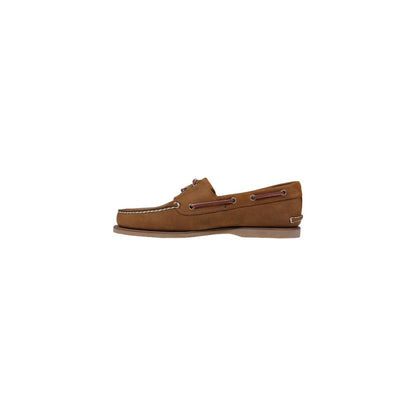 Brown Leather Slip-On Loafers