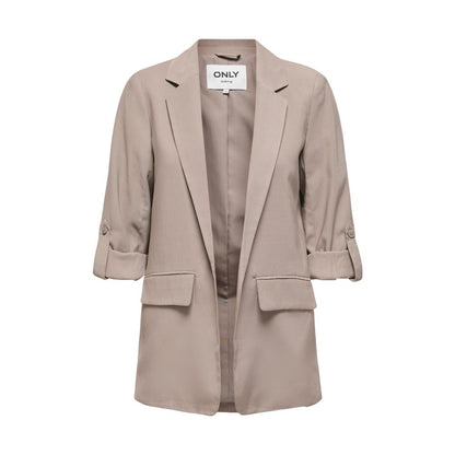 Beige Viscose Blazer